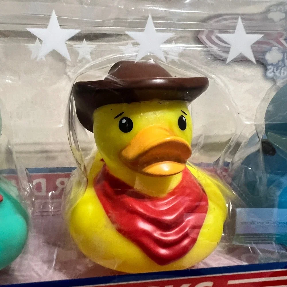 Sunny Days 4 Pack‎ Rubber Ducks Statue of Liberty Rockstar Cowboy Scuba